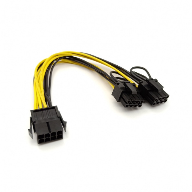 Pcie 8Pin To Dual 8 (6+2)Pin Power Cable Graphic Card Cable 8 Pin Cable