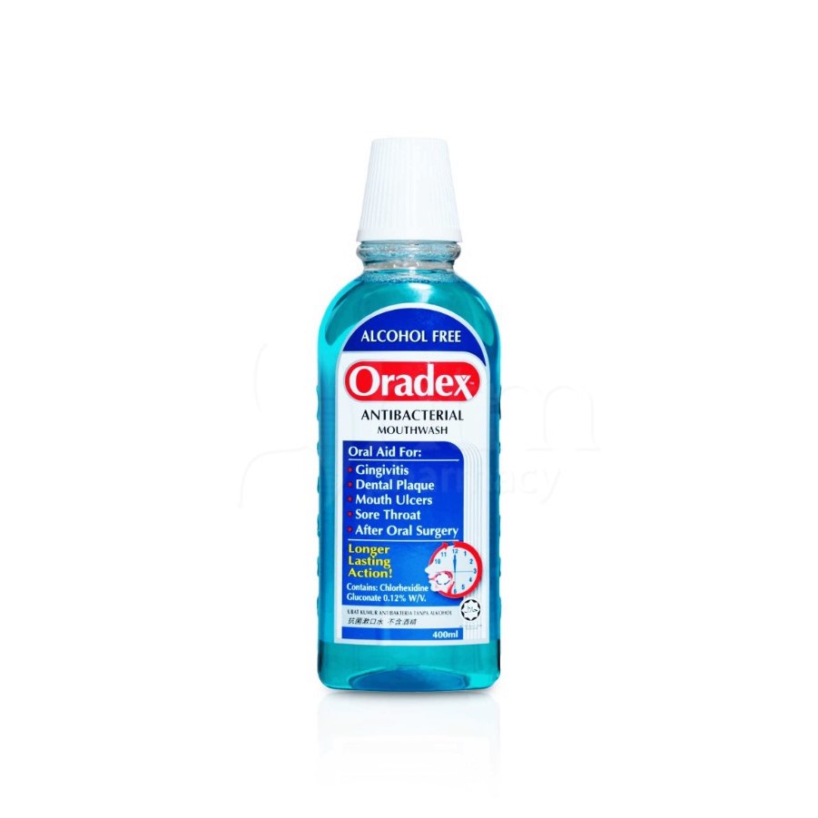 Oradex Antibacterial Mouthwash 400ml 90ml Shopee Malaysia