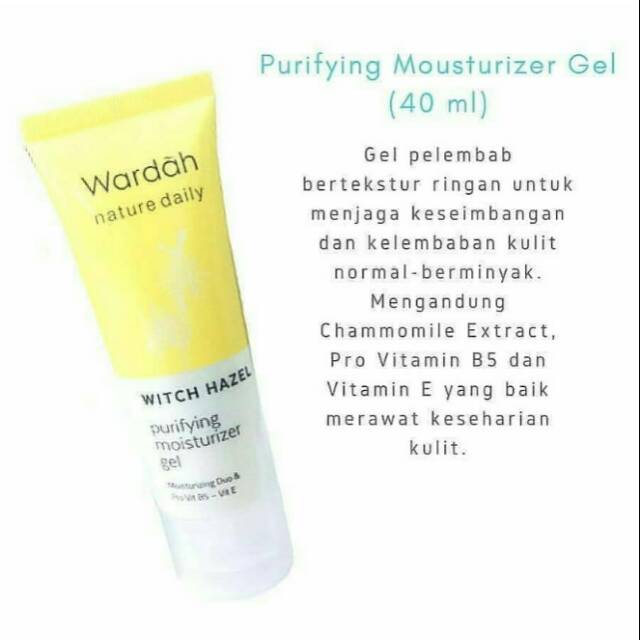 Wardah Puryfying Moisturizer Gel | Shopee Malaysia