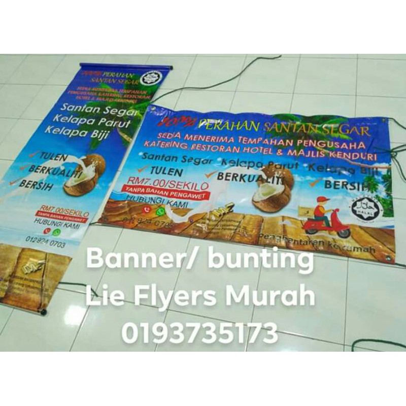 Bunting Banner Untuk Iklan Produk Anda Shopee Malaysia