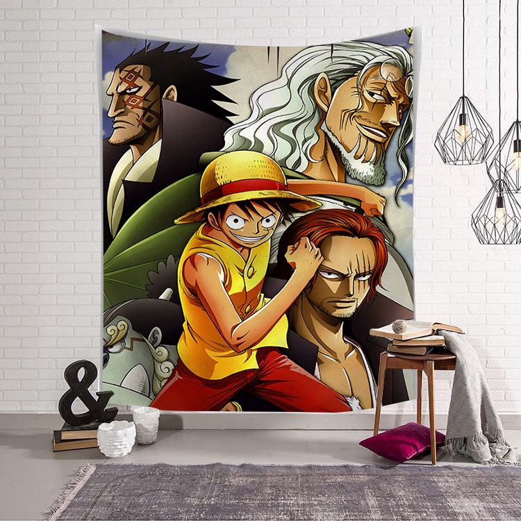 Anime One  Piece  hiasan  dinding  pedani sisi katil asrama 