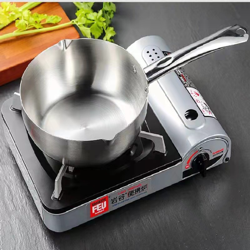 High Quality Deep Saucepan Japanese Snow Pan Stainless Steel Pot Thick