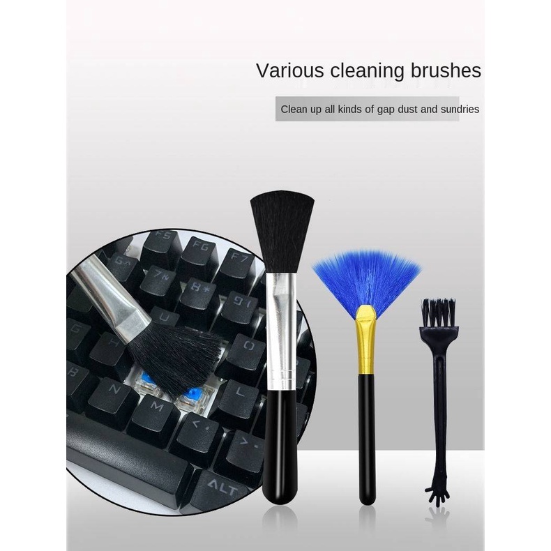 Anti-Static IC Puller Tool,Switch &Keycap Puller,and 2 Cleaning Brushes DIY Toolfor Mechanical Keyboard and Laboratory. 