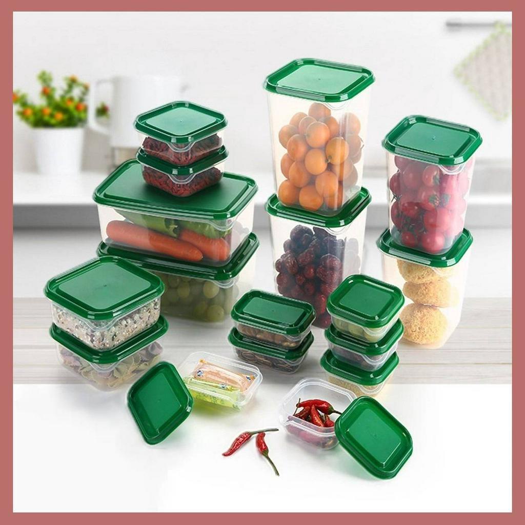 17pcs ikea BPA Free Microwavesafe Food Container Lunch Food Box