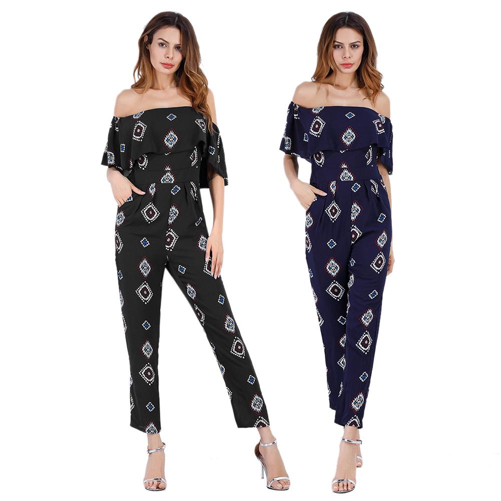 one side off shoulder jumpsuit