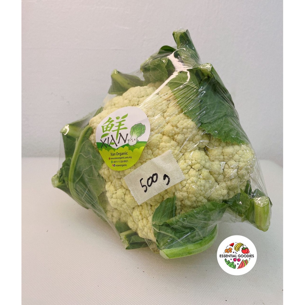 Organic Cauliflower (500g) Shopee Malaysia