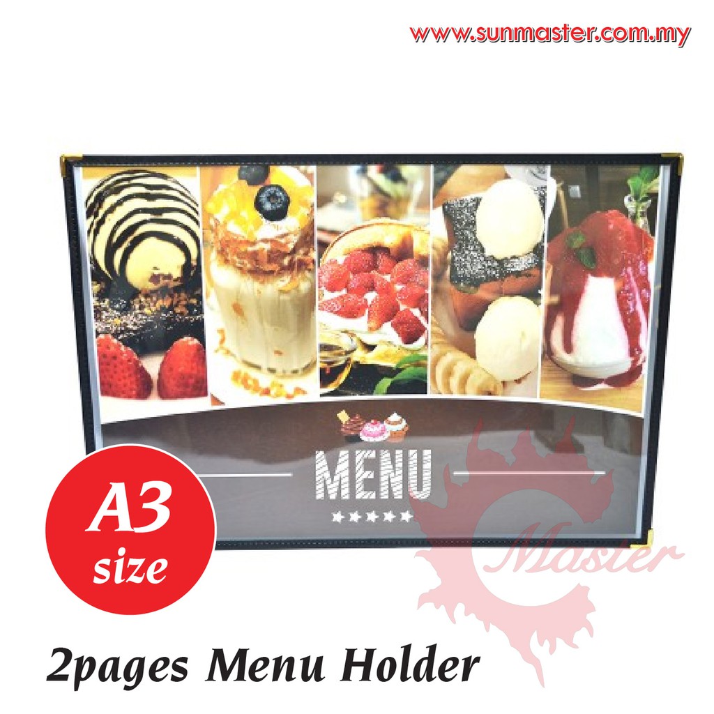A3 Card Menu Holder (1s) Shopee Malaysia