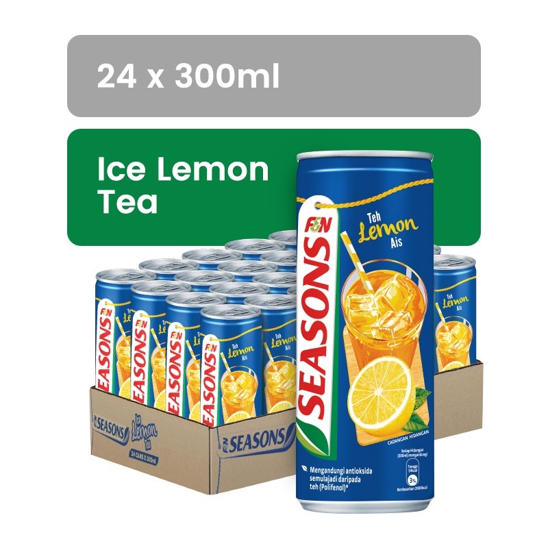 SEASONS Ice Lemon Tea 300ML x 24 Shopee Malaysia