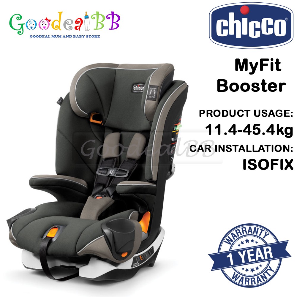myfit harness booster chicco