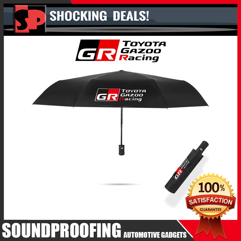 Toyota GR Sport Gazoo Racing Umbrella Fully Automatic Folding Windproof ...