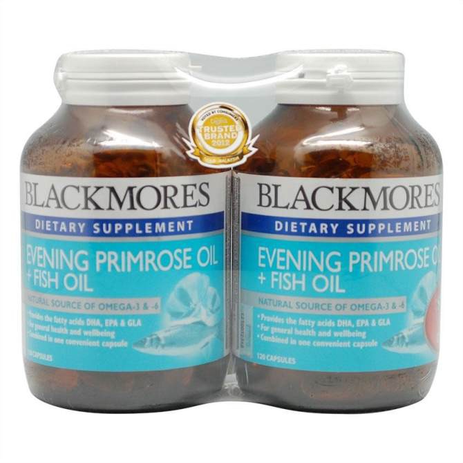BLACKMORES Evening Primrose Oil + Fish Oil 2 x 120's Shopee Malaysia