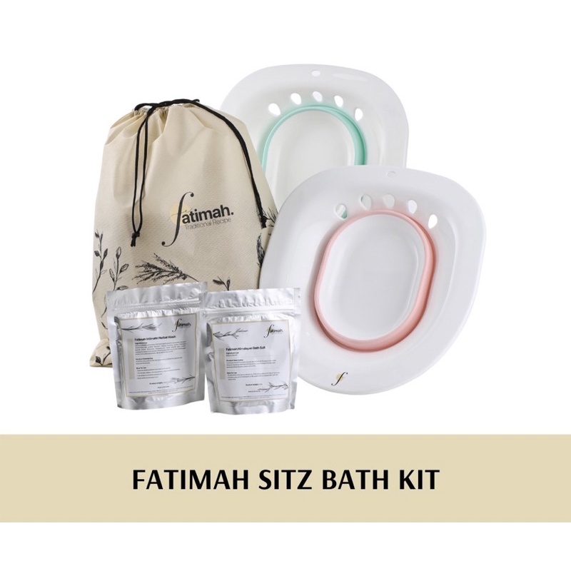 FATIMAH SITZ BATH KIT SET TANGAS FATIMAH BASAH DAN KERING TRADISIONAL