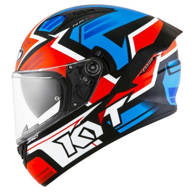 KYT Helmet NFR Fullface Artwork Red/Blue | Shopee Malaysia
