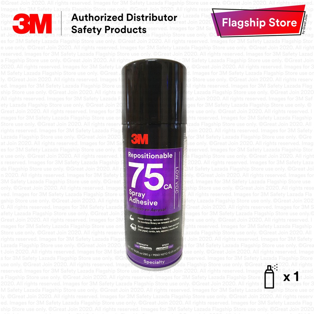 3M 75 Repositionable Spray Adhesive 10.25 oz (290 grams)/ *Prohibited ...