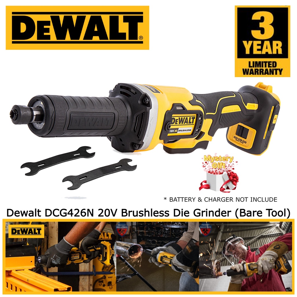Dewalt DCG426NXJ 18/20V Brushless Cordless Die Grinder ( Bare Tool