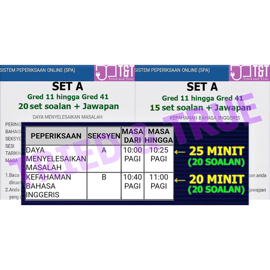Kombo Peperiksaan Spa 2022 Gred 11 41 Daya Menyelesaikan Masalah Kefahaman Bahasa Inggeris Past Exams Questions Shopee Malaysia