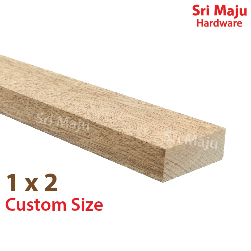 Maju Ft 1 X 2 Furniture Wood Finger Joint Batang Kayu Perabot 19mm X 43mm 1x2 Shopee Malaysia