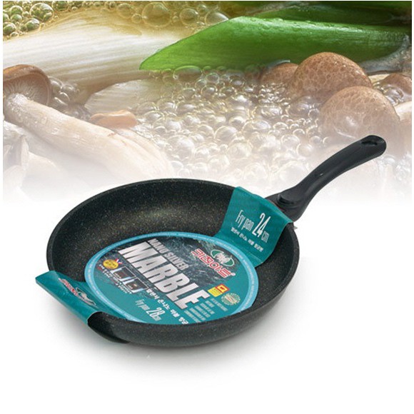 Korean Heat Sensor Silvernano Frying Pan, Kitchen Art, Antibacterial