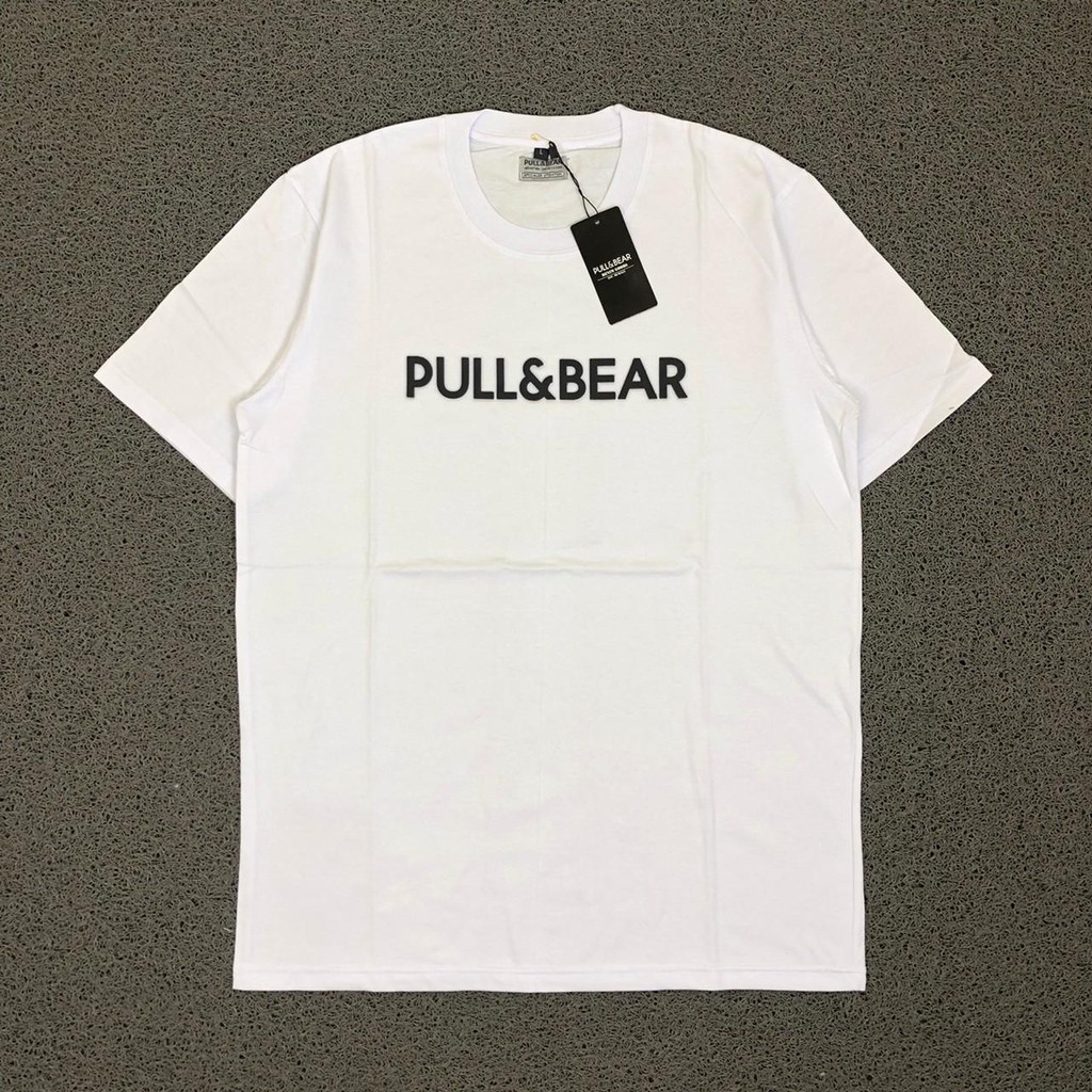 pull and bear logo t shirt