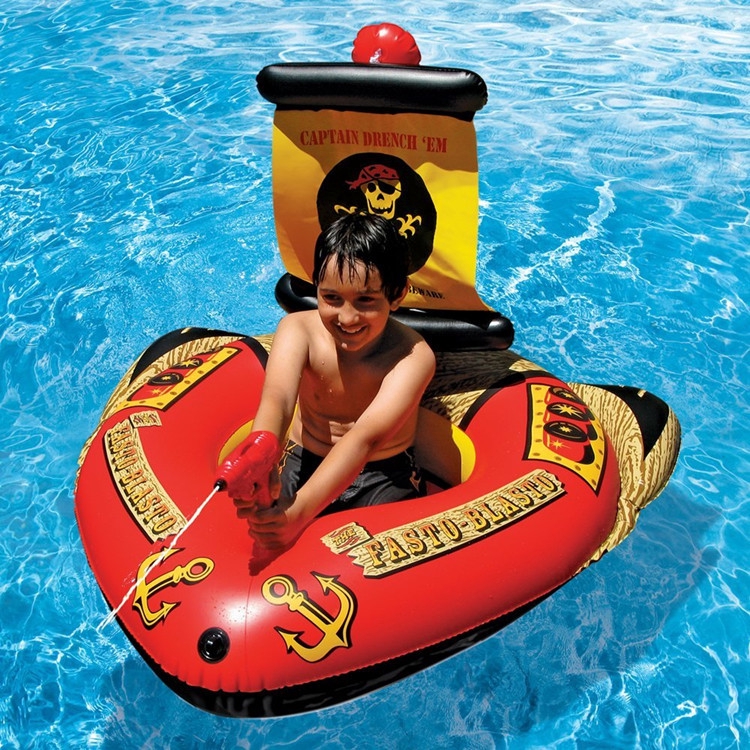 pirate ship blow up pool
