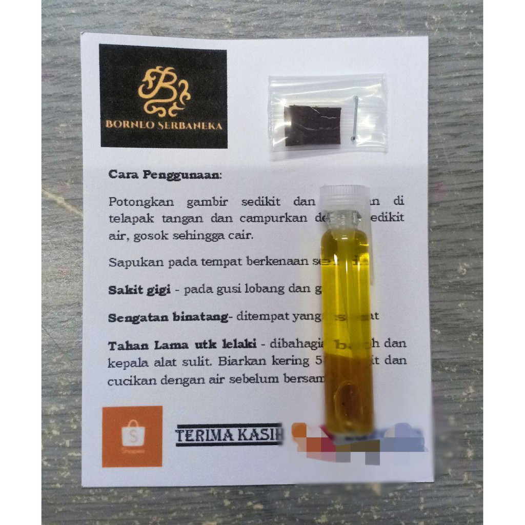 Gambir Sarawak Asli Set Botol Keping Shopee Malaysia