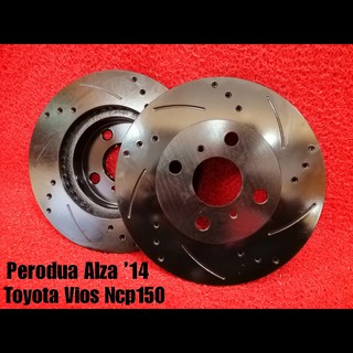 TRW FRONT DISC ROTOR for TOYOTA VIOS NCP93 NCP150 G/S/TRD 