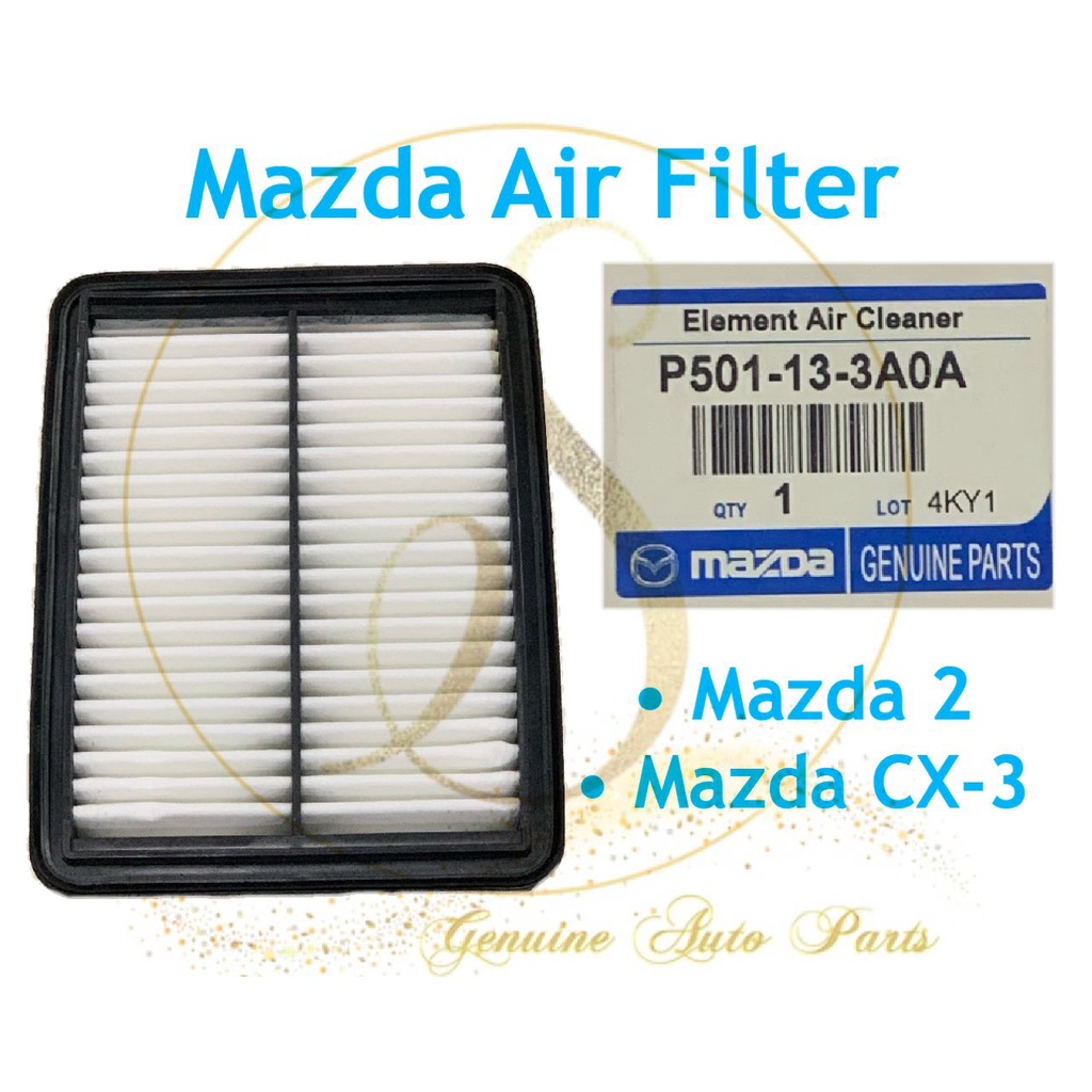 100 ORIGINAL MAZDA Engine Air Filter MAZDA 2 / MAZDA 3 / CX3 CX3 P501