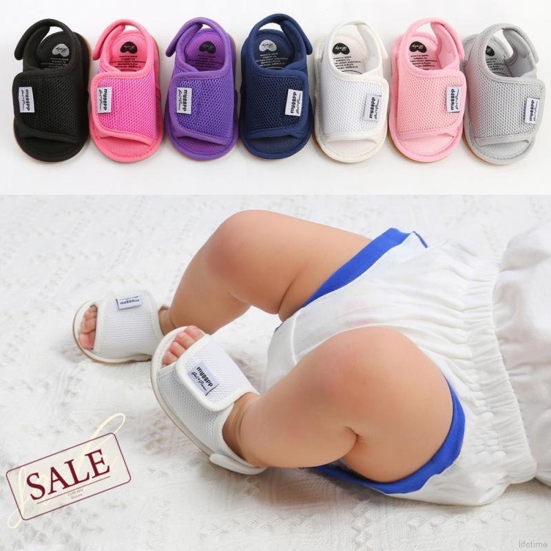 Kasut Bayi Baby Sandal Baby Shoes Mesh and Breathable Sandals Toddler Shoes Soft Sole Non-slip Walking Shoes