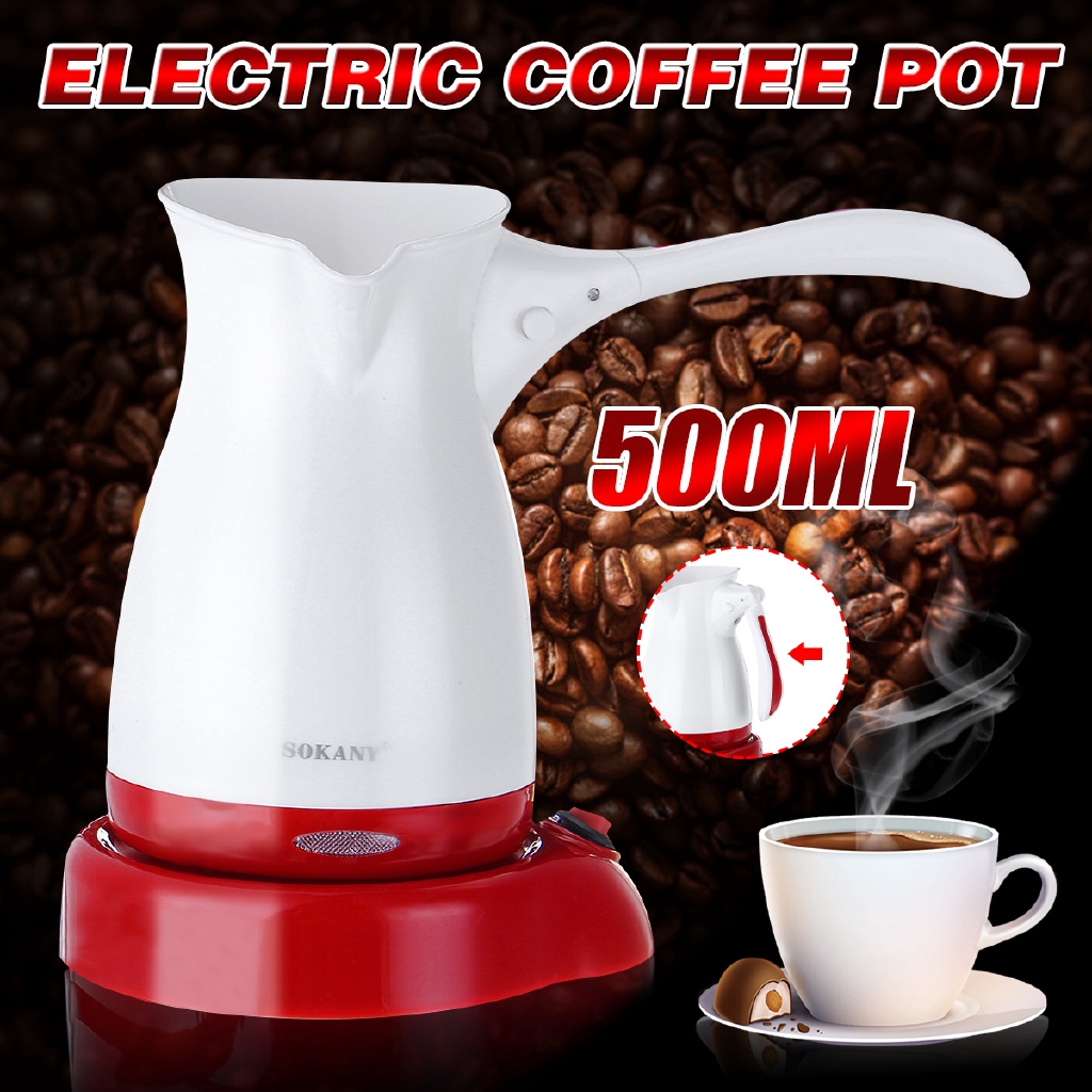 Electric Turkish Greek Coffee Maker Machine Tea Moka Pot Ibrik w
