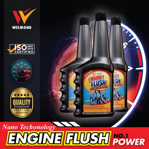 Original Wesmond Engine Flush 300ml Engine Treatment Pembersih 