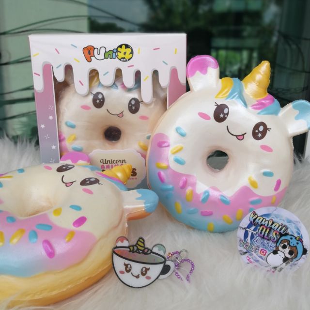 unicorn squishy donut