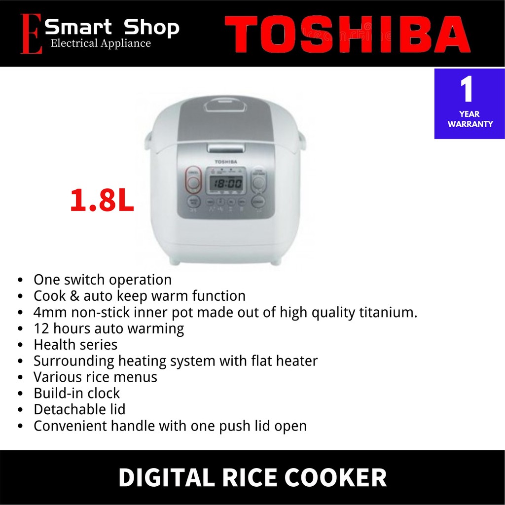 Toshiba L Digital Rice Cooker Rc Nmf Shopee Malaysia