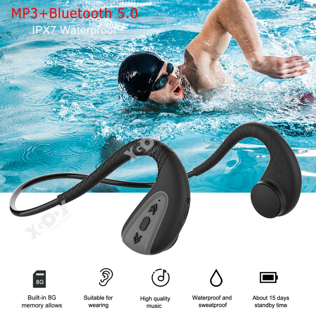ipx8 swimming headphones