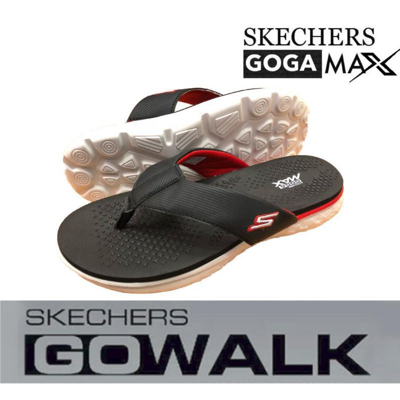 skechers goga max slippers