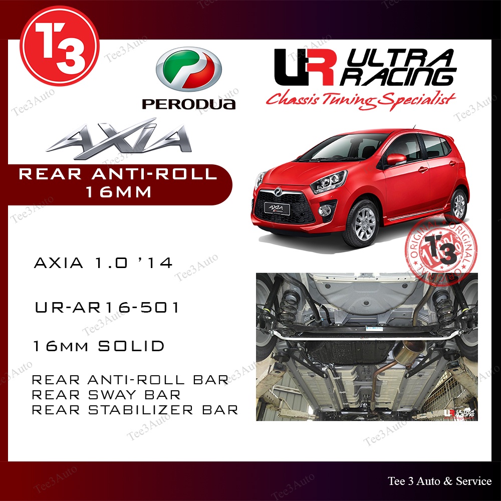 Ultra Racing Perodua Axia Rear AntiRoll Bar / Rear Sway Bar / Rear