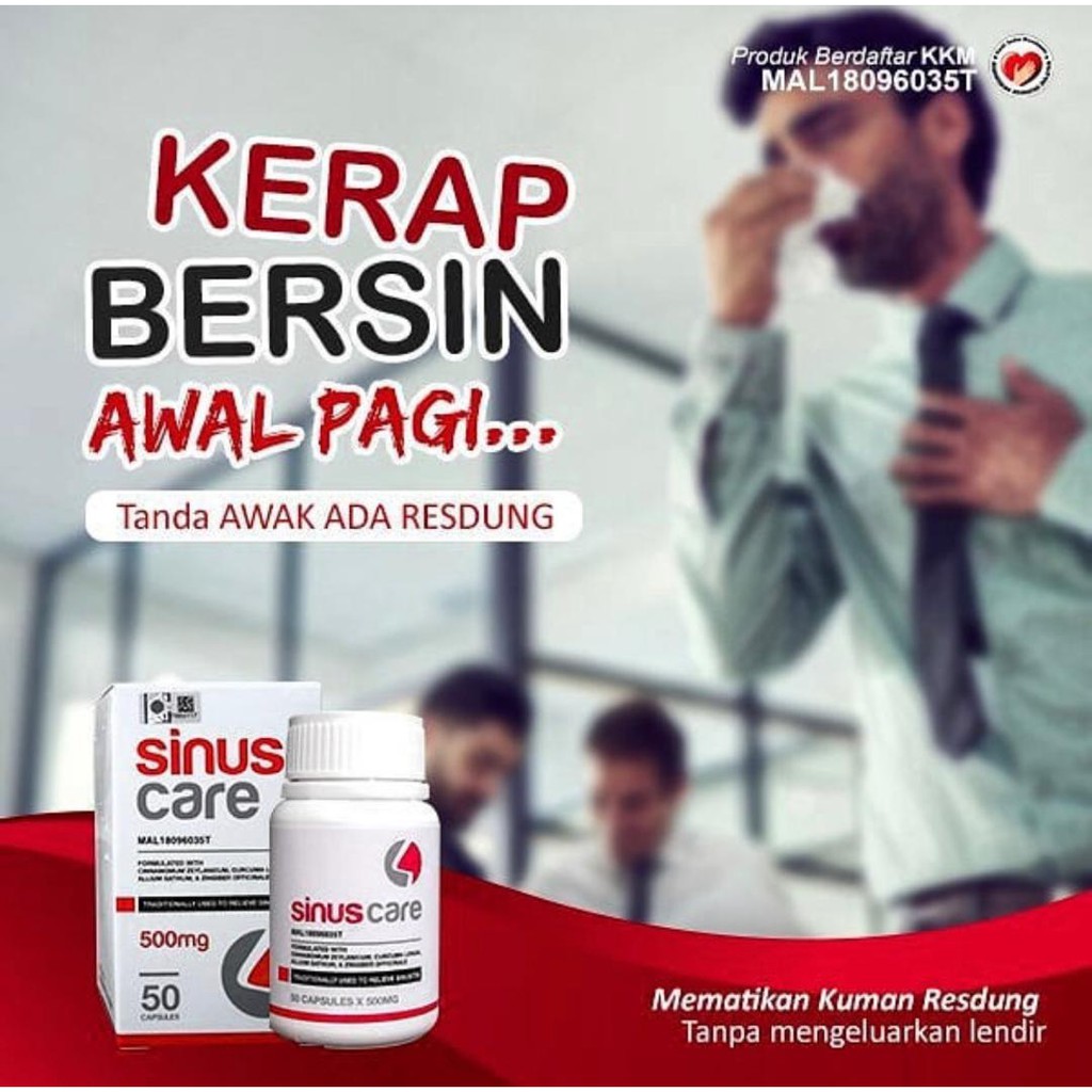 SINUS CARE - UBAT PENAWAR RESDUNG ( FREEGIFT AROMATHERAPI 