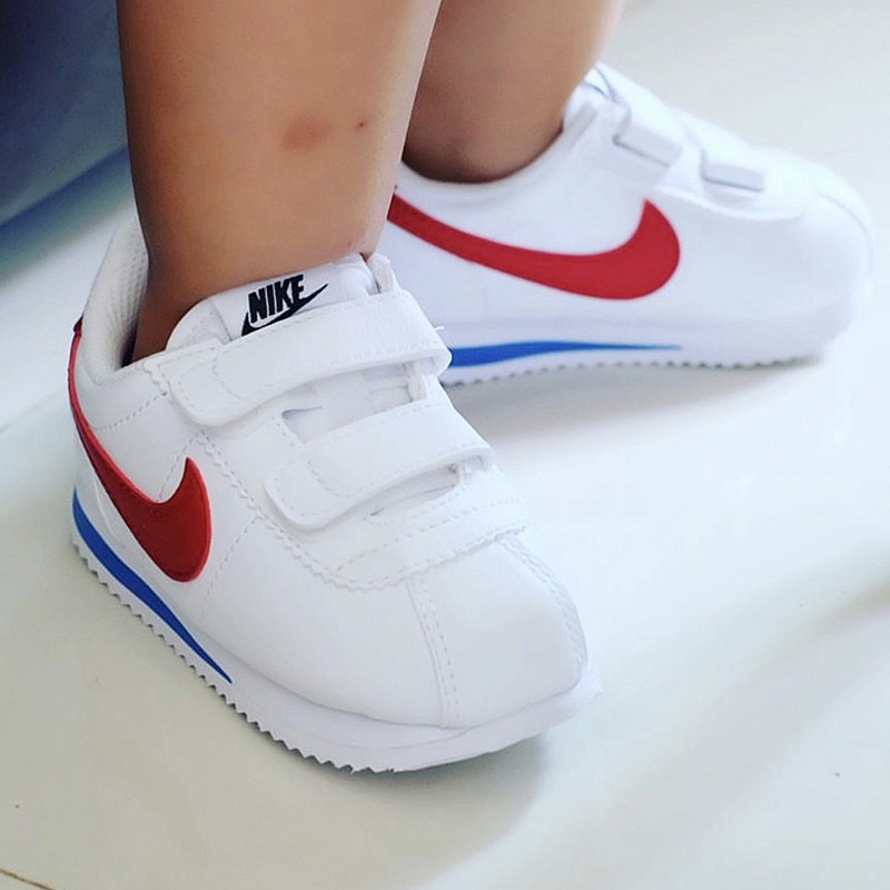 blue nike infant shoes