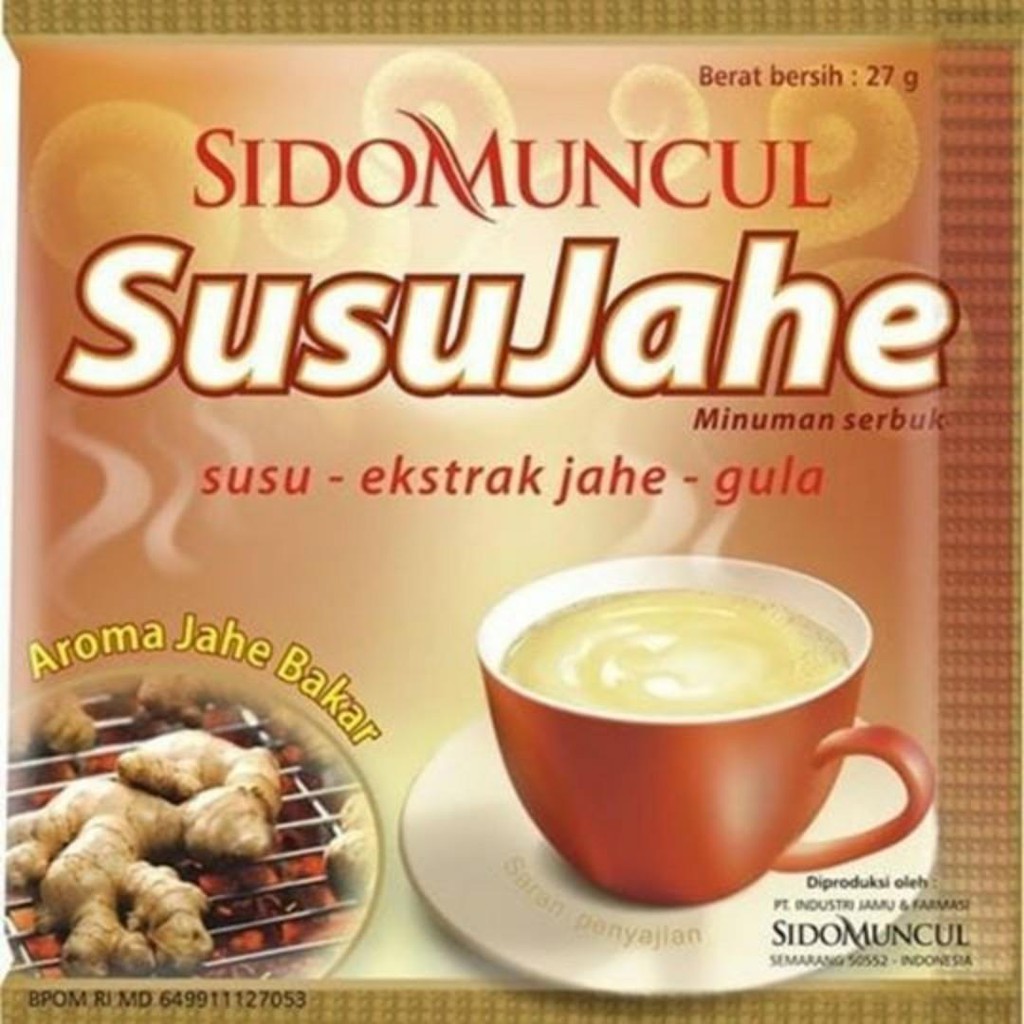 Susu Jahe Sidomuncul Susu Halia Sidomuncul Pack 27 Gram Shopee Malaysia