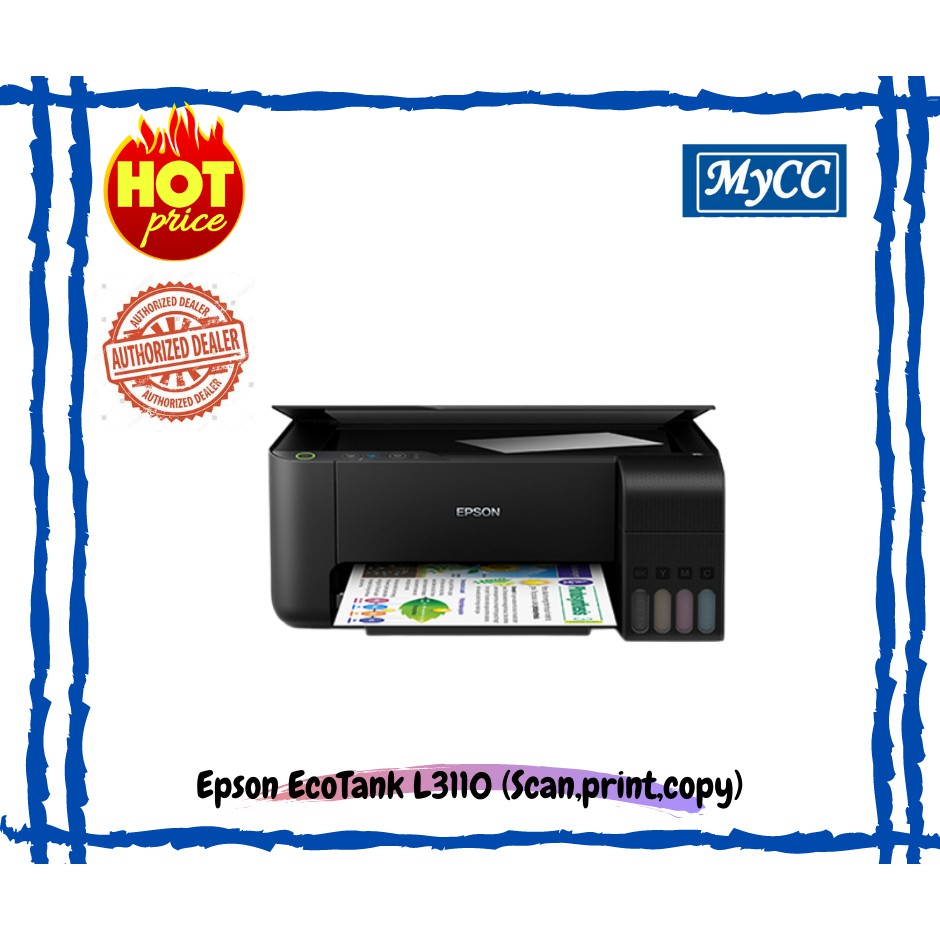 Hot Printer Epson EcoTank L3110 (Scan,Print,Copy) | Shopee Malaysia