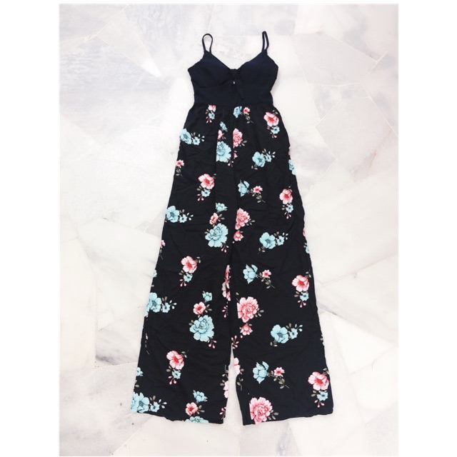 flowery jumpsuit