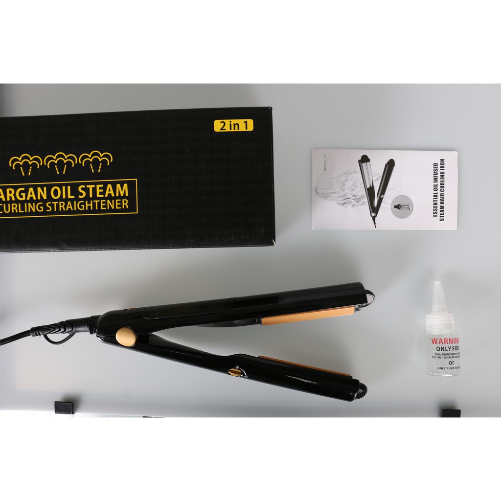 argan oil steam straightener