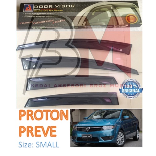 X Proton Preve 4 doors Small 100% Ori AG Automont Door Visor
