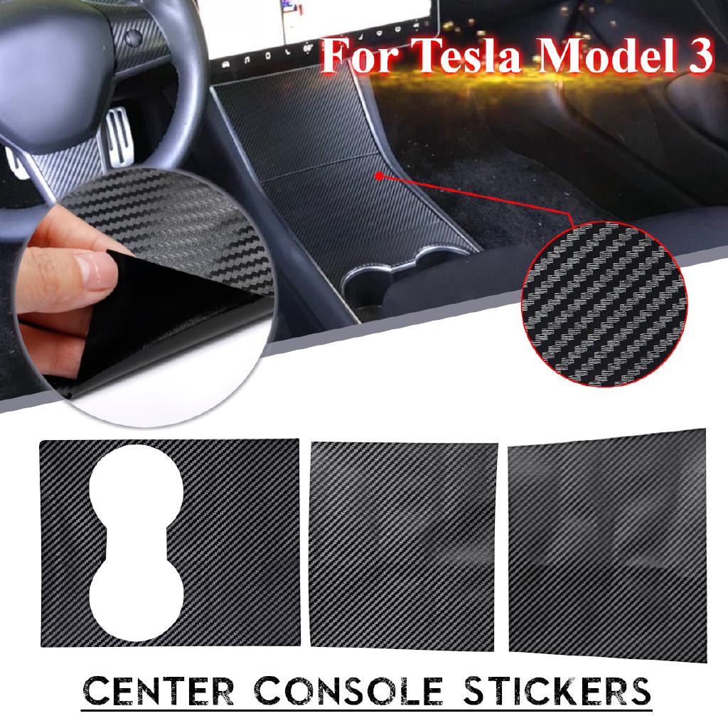 AlexCycles Tesla Model S/X/3 Wheel Center Cap Insert Decals Stickers RED Set 