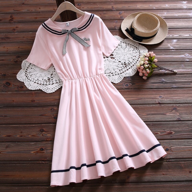 One piece dress Aline Shopee Malaysia