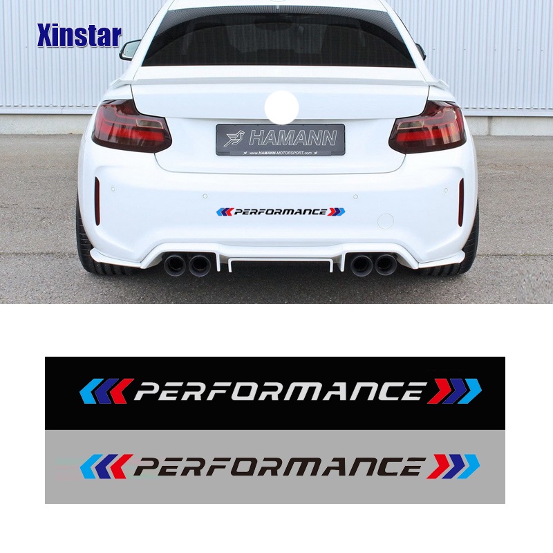 M Performance Car Rear Sticker For BMW E30 E36 E39 E46 E53 E60 E64 E70 E83 E85 E87 E90 E92 E71 F10 F30 F20 F01 F02 M3 M5