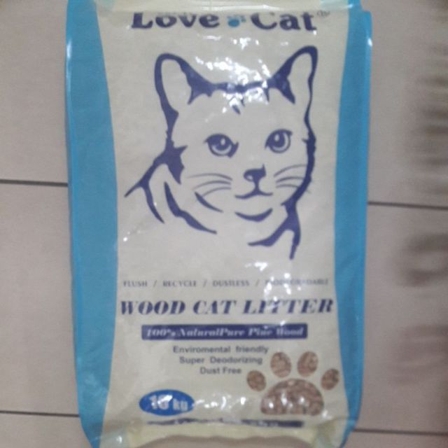 Love Cat Pine Wood Cat Litter 10kg Habuk Kayu 10kg Untuk Kucing Shopee Malaysia