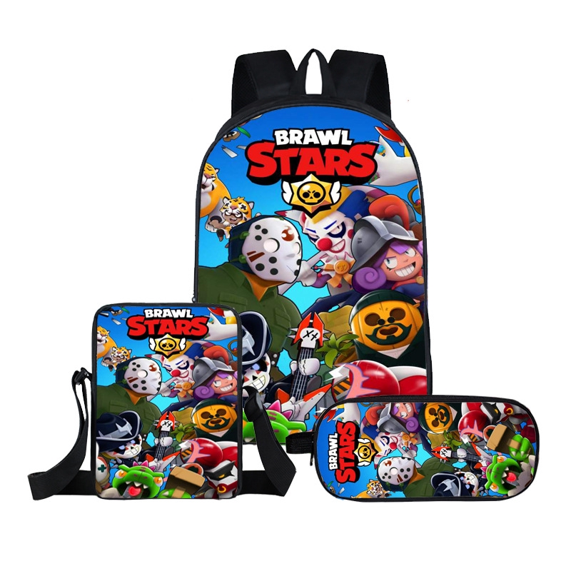 16inch Game Brawl Stars Kids Gift Bag Backpacks School HandBag Pencil ...