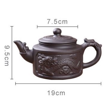 🎁KL STORE✨  Big 450ML Chinese Purple Glay Kung Fu Tea Pot Set Gift-大紫砂茶具套装一壶四杯