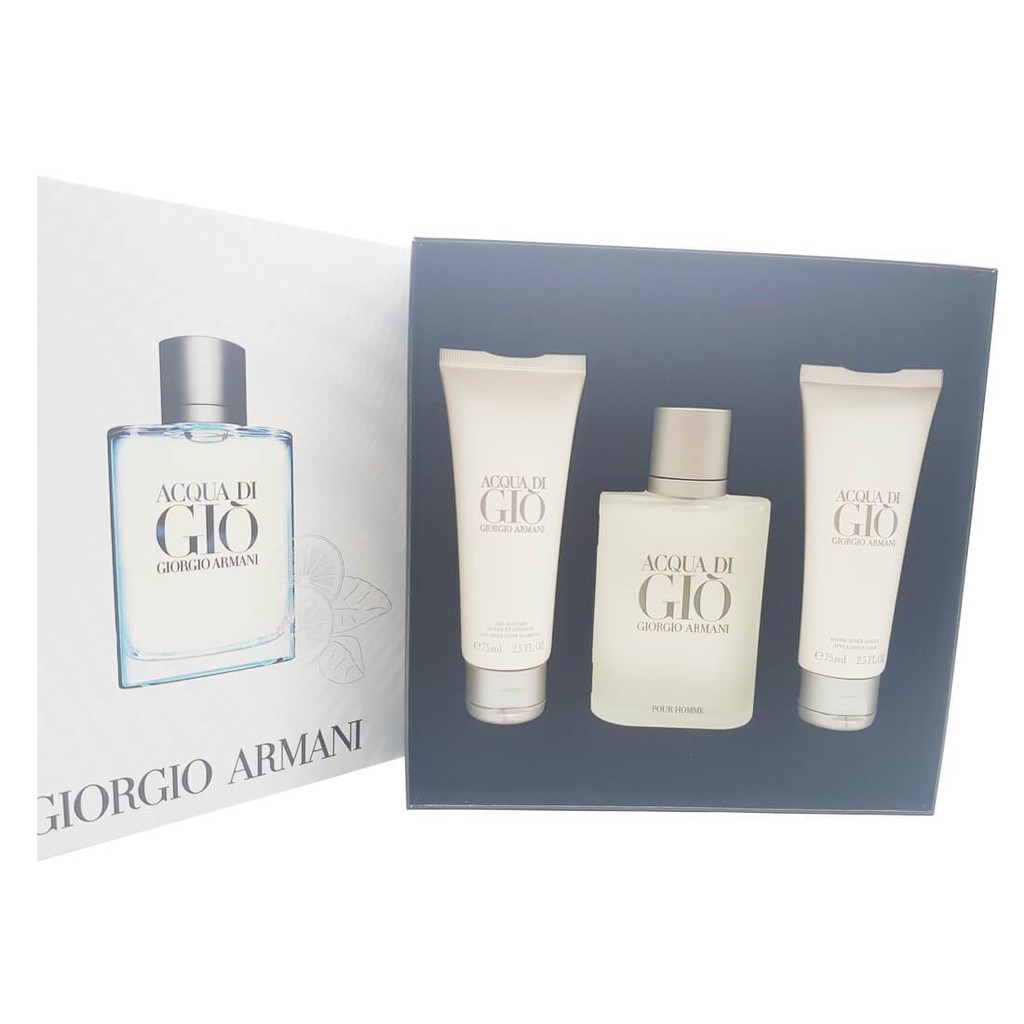 ORIGINAL Acqua Di Gio By Giorgio Armani 100ml Gift Set | Shopee Malaysia