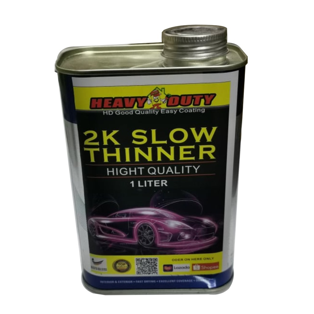 HEAVY DUTY ( 1L ) car paint slow thinner 2k / 1 LITER Shopee Malaysia